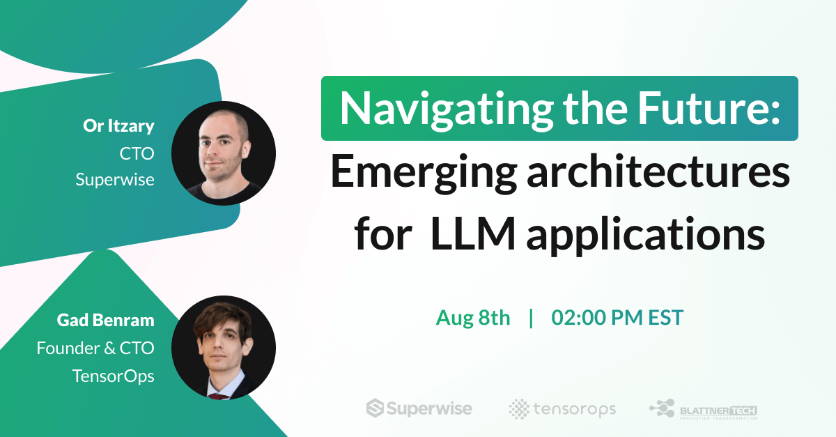 Navigating the future: Emerging architectures for LLM applications